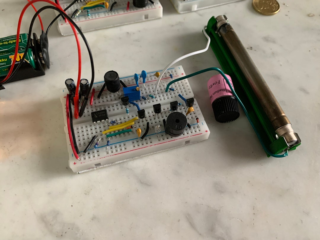 Geiger Counter Müller Kit on Breadboard to Assemble Yourself Etsy