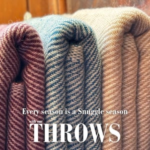 Handmade Throw Blanket - Soft | Warm | Cozy | Sustainable | Natural | Home Decor | Yak | Handwoven | Himalayan | Artisanal | Picnic | Boho