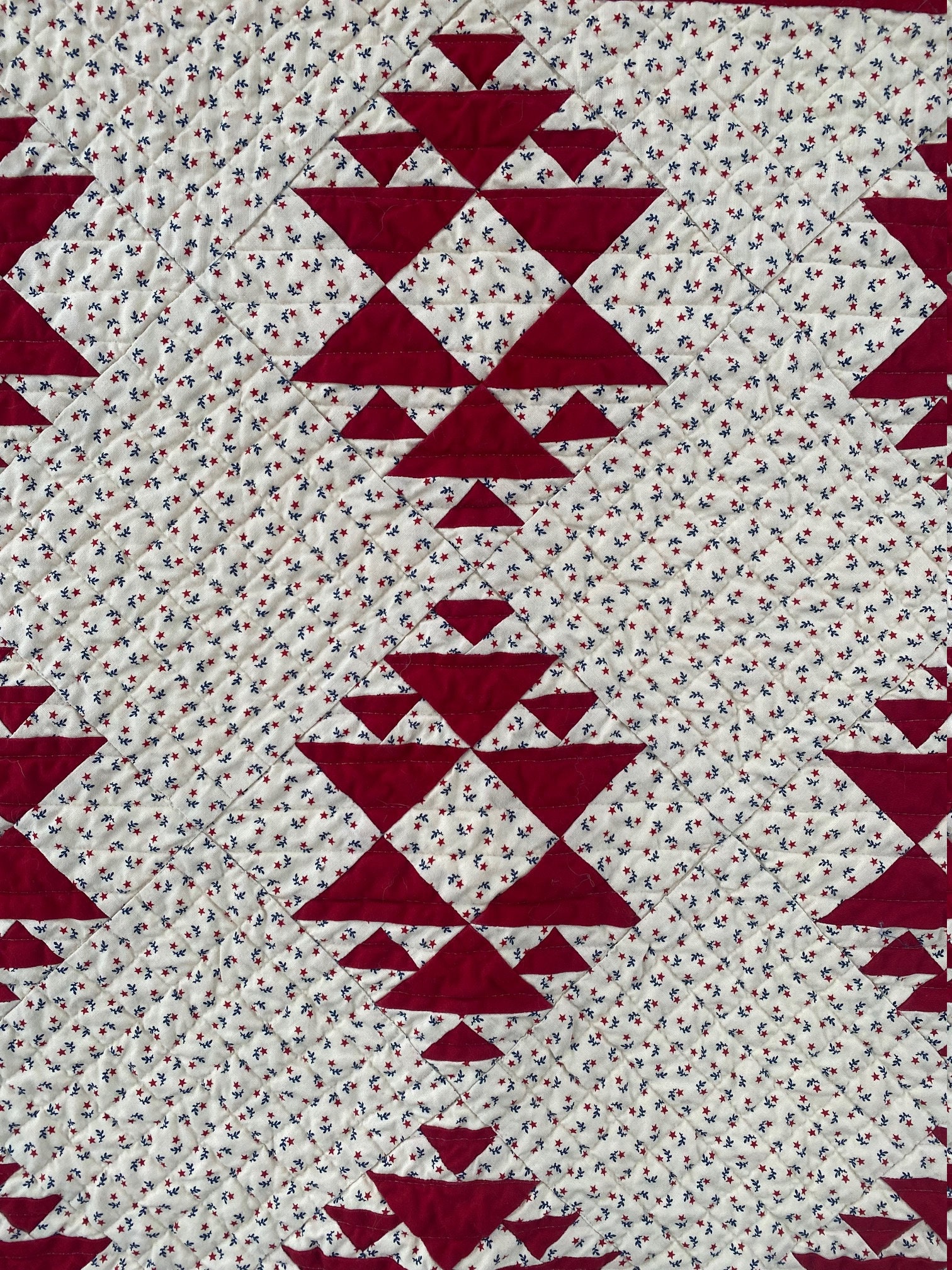 Celebrate! Quilt Pattern, A Reproduction Two Color PDF. 38