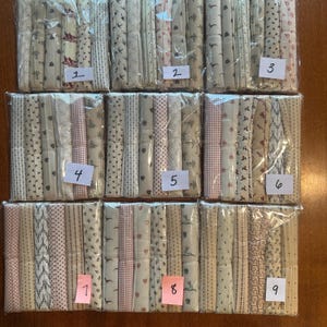 Quilt Fabric*Shirtings/Conversations* Six pack* Humble Quilts* 6&quot; x Width of fabric* 1 yard total Reproductions*