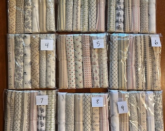 Reproduction Quilt Fabric: Shirtings & Conversation Prints - 6" x WOF* 6 pack