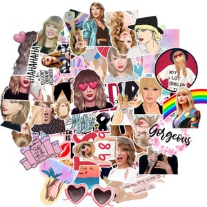 Taylor Swift Sticker, Western Stars Glitter Sticker, Deluxe Sticker,  Valentine's Sticker