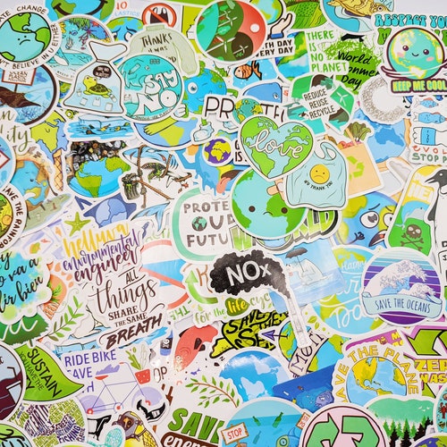 Sticker Set Umweltschutz Umwelt Natur Erde Fridays for Etsy