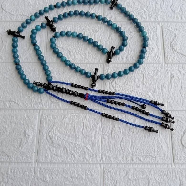 Tasbih Marjan Bleu