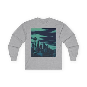 Kraken Fans Unisex Sweater, Custom Octopus Long Sleeve Tee, Nautical Ocean Print, Sea Creature Pullover, Squid Lover Jumper