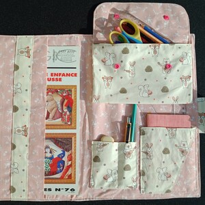 Pochette d'activités enfant - motif Animaux musiciens