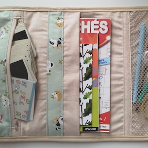 Pochette d'activités enfant - motif pandas