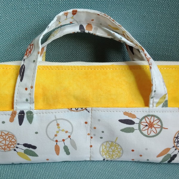 Trousse d'école ou de couture - motif indien