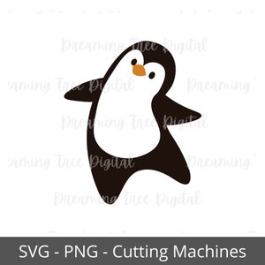 Dancing Penguin SVG, penguin svg, penguin svg baby, instant download