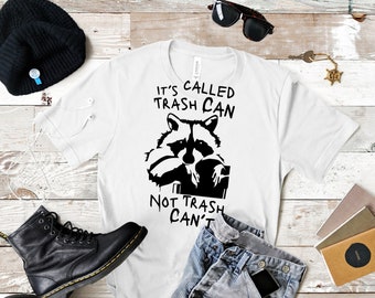 Trash Can SVG, funny shirt cut files, racoon png, racoon svg