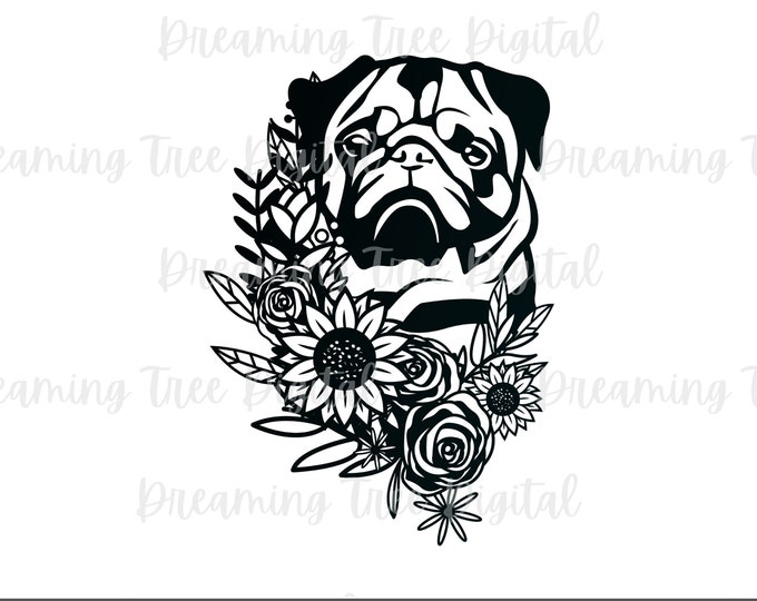 Pitbull With Sunglasses SVG, Dog SVG PNG, Digital Cut Files, Instant ...