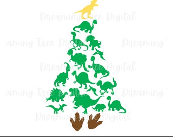 Dinosaur Christmas SVG, Christmas mug svg, Christmas ornament svg, Instant Download