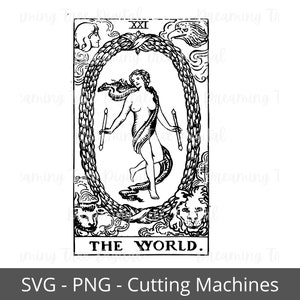 世界のタロットカード 大アルカナ ライダー ウェイト デッキ SVG