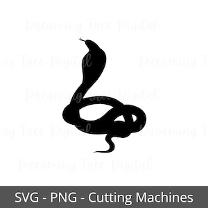 Cobra SVG, slang svg, slang gesneden bestanden, Instant Download