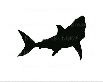 Hai SVG, weißer Hai svg, Hai Woche, Instant Download