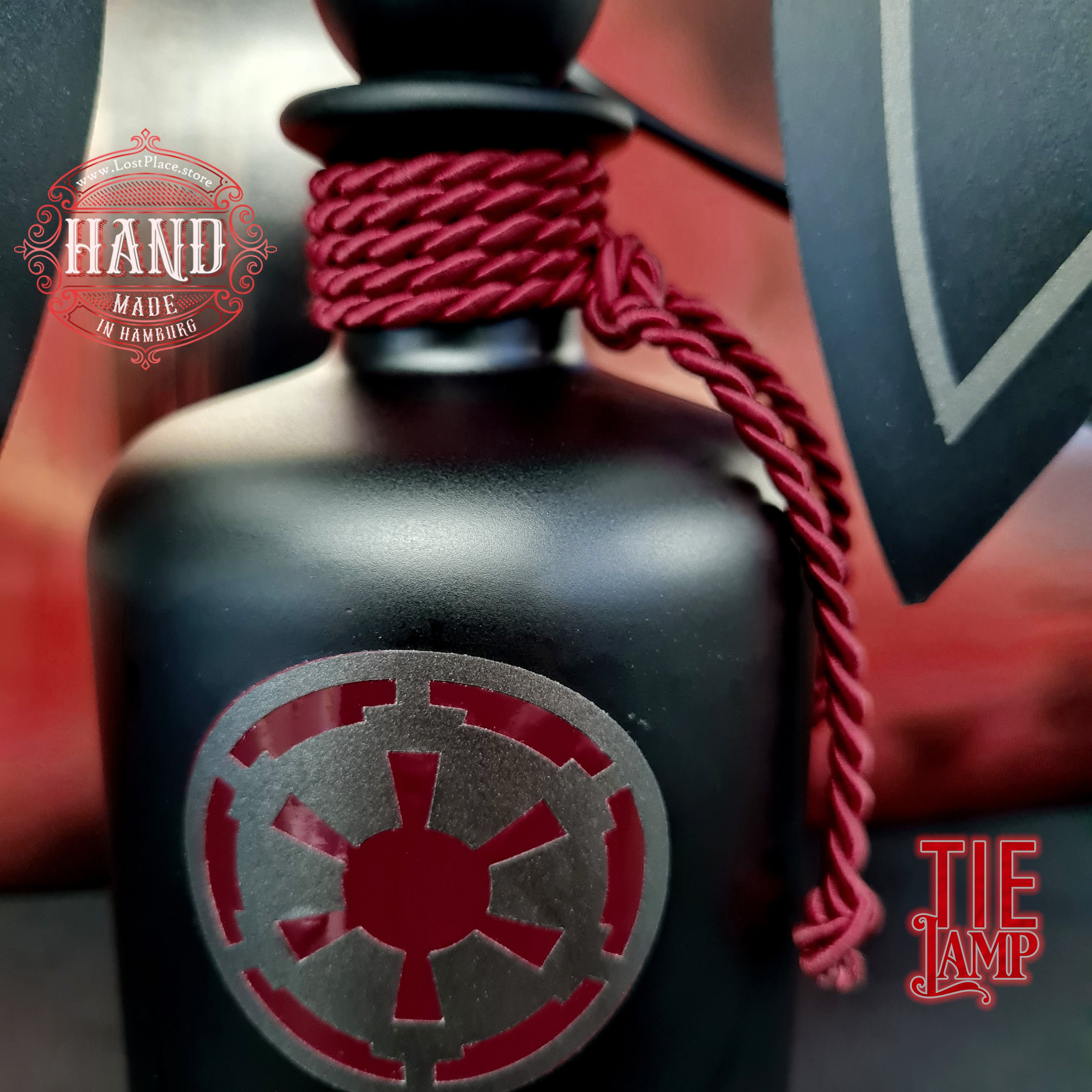 Star Wars Lamp, Decorative Bottle Starwars, Darth Vader TIE Star Wars Lamp, Decorative Bottle Starwars, Darth Vader TIE