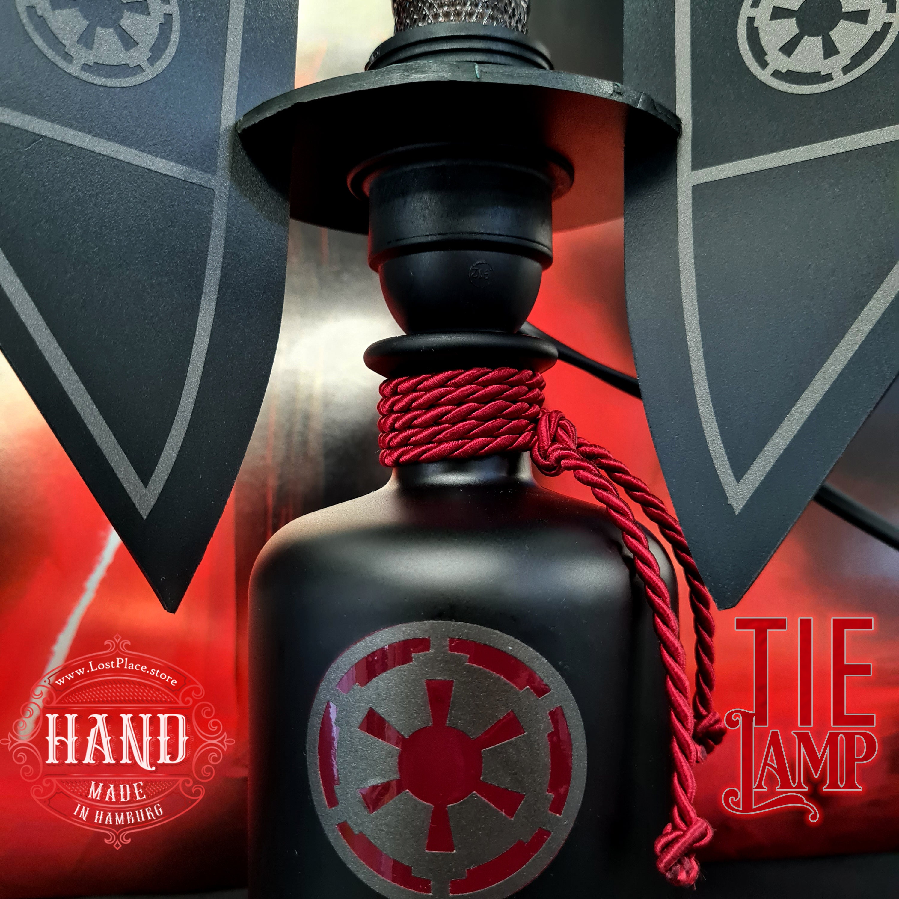 Star Wars Lamp, Decorative Bottle Starwars, Darth Vader TIE Star Wars Lamp, Decorative Bottle Starwars, Darth Vader TIE