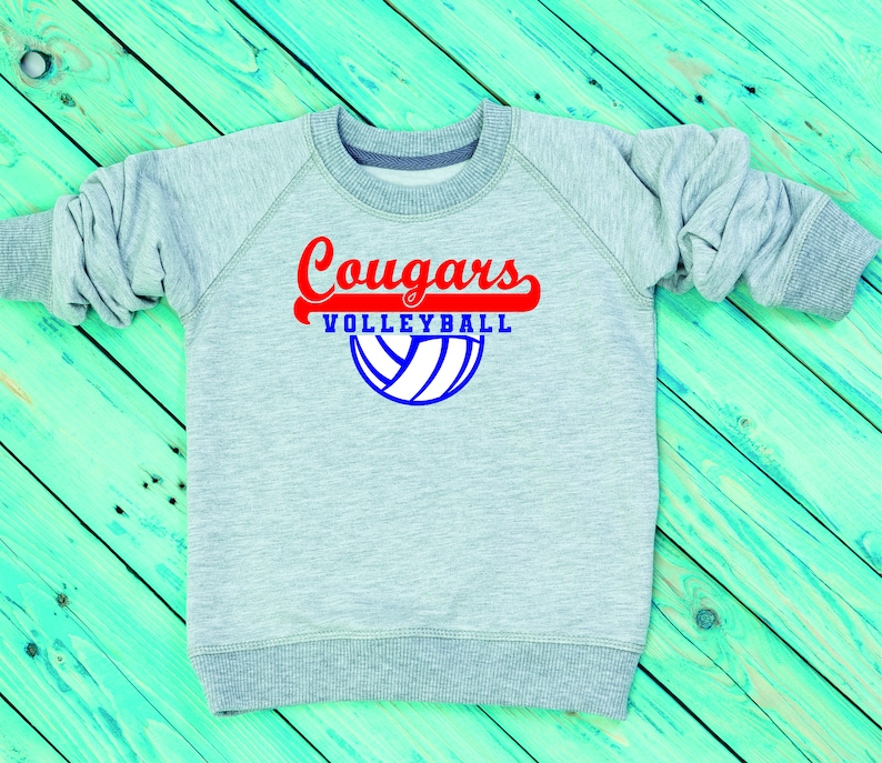 Cougars Multi Sport Spirit Wear SVG Files Bundle Mascot Svg Etsy