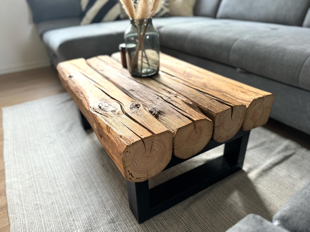 Couchtisch Altholz Balken
