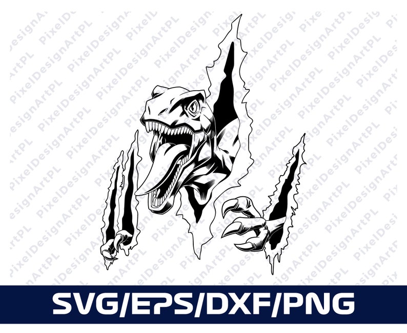 T-rex Ripping Wall SVG/PNG/EPS, Cricut, Sublimation, T-shirt ...