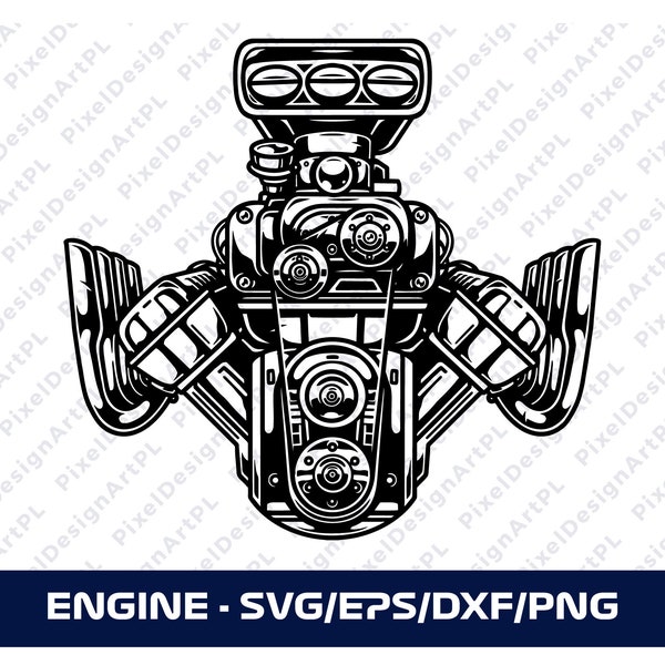 Engine SVG/PNG/EPS, Cricut, Sublimation, T-shirt, Silhouette, Scrapbooking, Card Making, Paper Crafts, Clipart