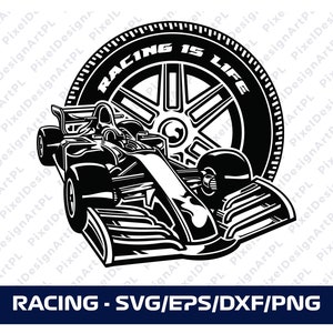 Racing is life SVG/PNG/EPS, Cricut, Sublimation, T-shirt, Silhouette, Scrapbooking, Card Making, Paper Crafts, Clipart