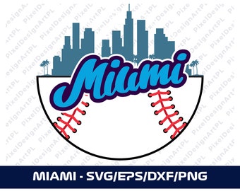 Miami svg/png/eps, baseball svg, cricut, sublimation, t-shirt, silhouette, scrapbooking, card making, paper crafts, clipart