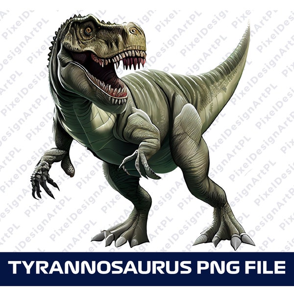 Tyrannosaurus PNG FILE, T-rex png, Sublimation, T-shirt, Scrapbooking, Card Making, Paper Crafts, Clipart