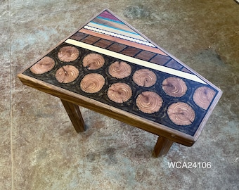 The Wedge Art Tables are tri-paragon-shaped side tables to create that perfect seating area.