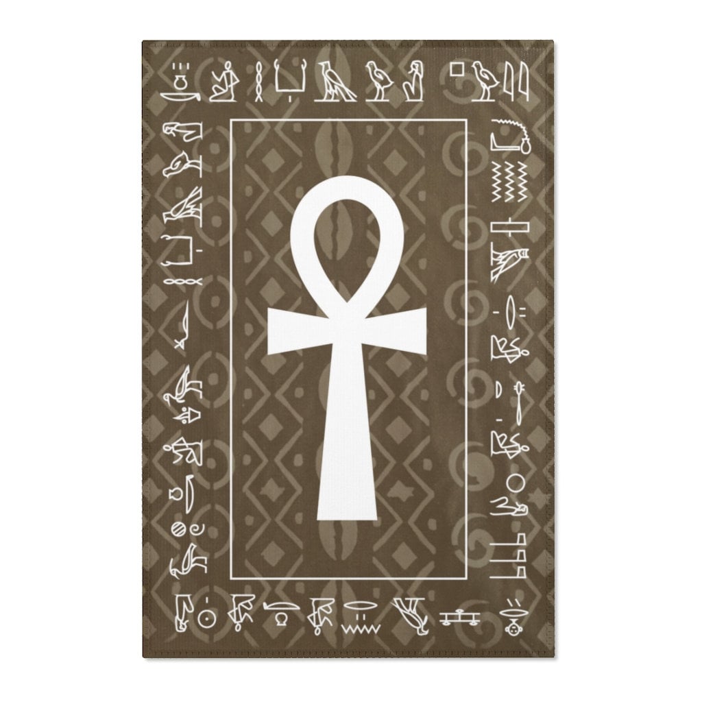 Kemetic Ankh Prayer Rug - Cowry - Etsy