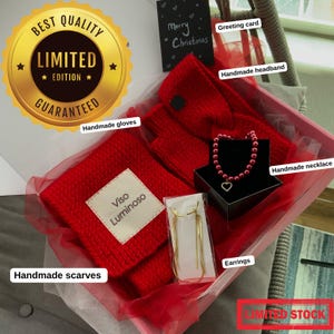 Warm and Cozy Gift Box With Scarf, Hygge Gift Box, Encouragement Gift Box, Care Package for Her, Christmas Gift for Her, Limited Edition