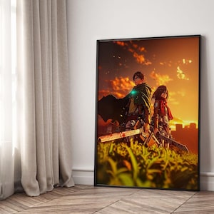 Anime Wandkunst, Manga Poster, Raumdekor, Fan Geschenk, Wohnkultur, hochwertiger Druck, Kunst Geschenk, Anime Merch