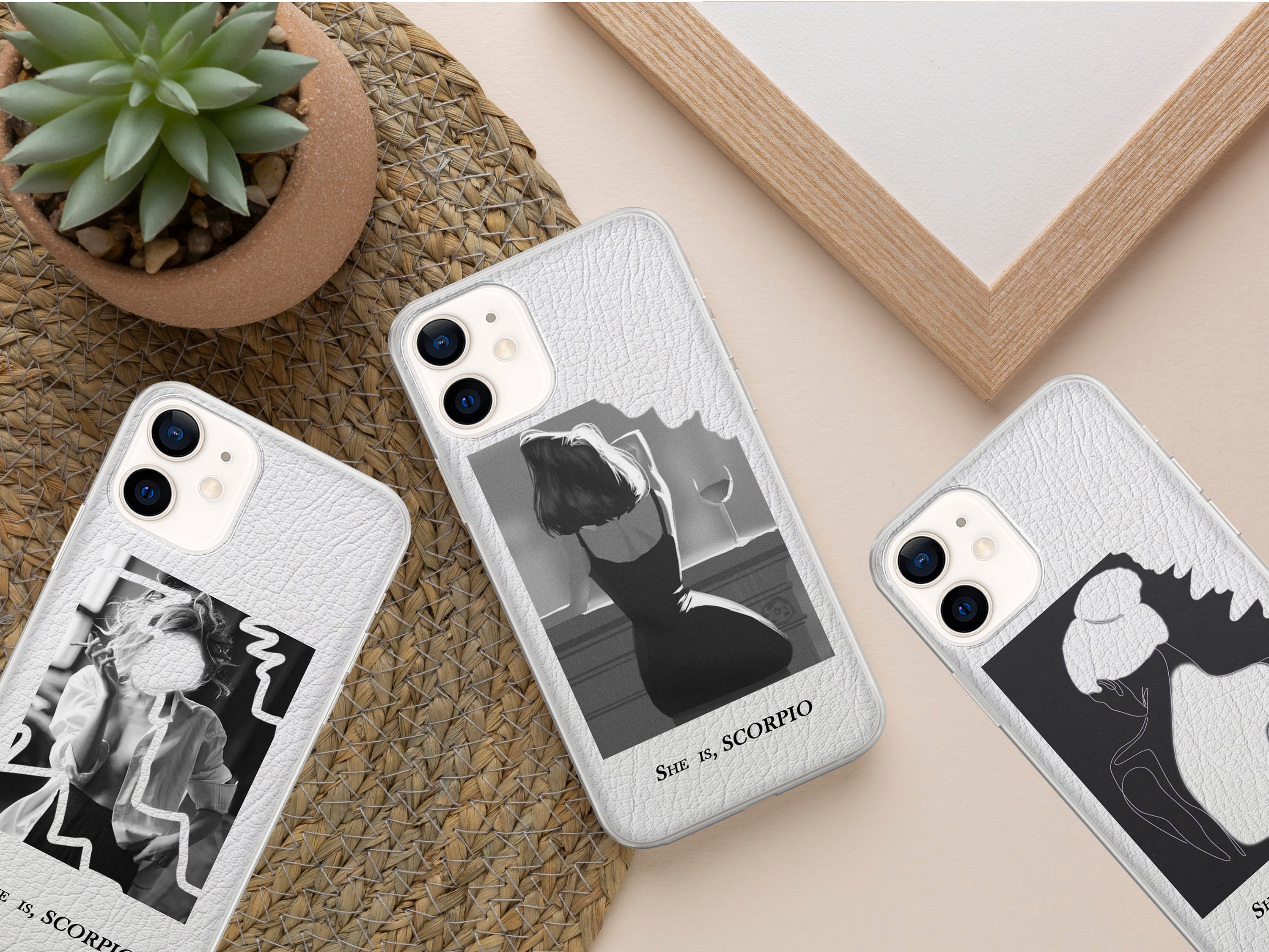 Zodiac Phone Case Scorpio Cover Fits For Iphone11 12 13 Pro Etsy