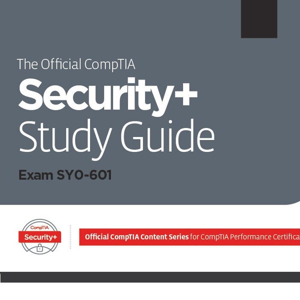 Comptia Security & 601 Study Guide Etsy