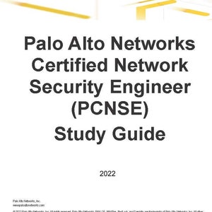 PCNSE Palo Alto Networks Certified Network Security Engineer Study Guide eBook PDF