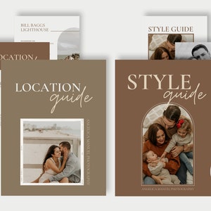 Location + Style Guide Bundle for Photographers w/ Copywriting | Photography Guides | Client Guide Templates for Couples Photographers