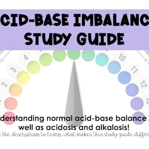 Acid-Base Imbalance Study Guide w/answer key - ACTIVE Learning! *Nursing Students*