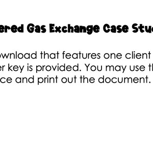 Altered Gas Exchange Case Study W/answer Key *nursing Students* - Etsy