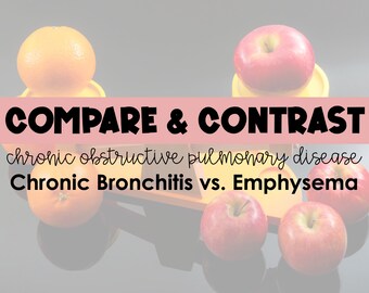EPOC: Bronquitis crónica versus enfisema: guía de estudio de comparación y contraste + técnicas de respiración *Estudiantes de enfermería*