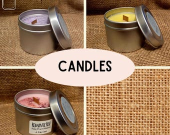 Velas artesanales de cera de soja – Elige tu aroma