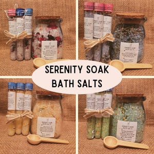 Serenity Soak Badesalz - Wählen Sie Ihren Duft