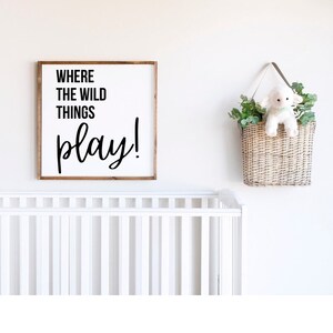 Wo die wilden Kerle spielen, Spielzimmer, Kinderzimmer, Baby, Kinderzimmer, digitaler Download, geschnittene Datei, über der Krippe, Kinder, SVG, PNG, DXF