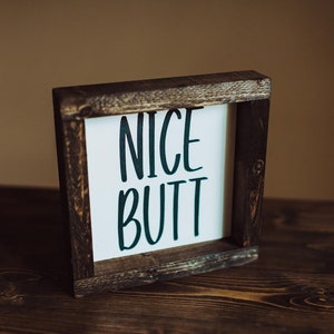 Nice Butt, Bathroom Sign SVG, Wood Sign SVG, Farmhouse, Funny Bathroom SVG, Restroom, Bathroom, Washroom, Bathroom Humor, Bathroom Quote