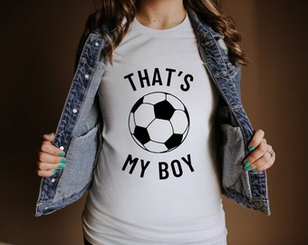 That's My Boy SVG, Soccer Mom SVG, Soccer Dad, Sports Mom, Sports Dad, SVG Files For Cricut, Tote Bag, Shirt Digital Download, Mom Shirt