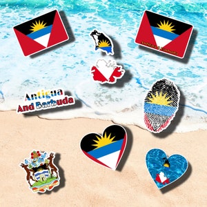 Antigua & Barbuda Vinyl Stickers