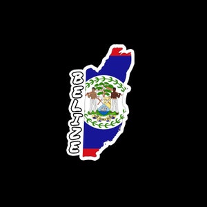 Belize Vinyl Stickers - Etsy