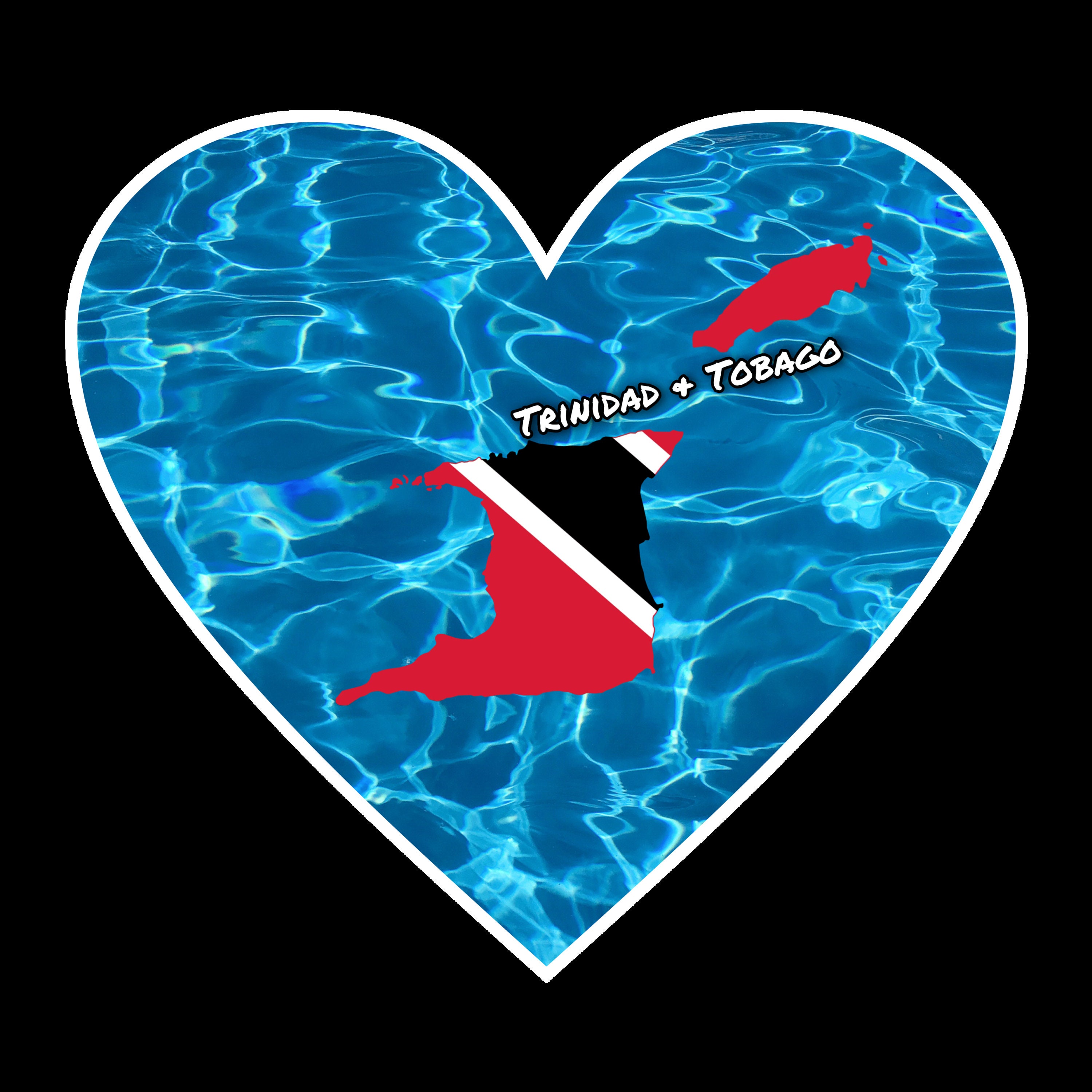 Trinidad & Tobago Vinyl Stickers Etsy
