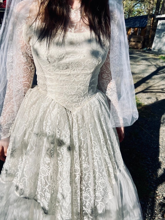 Vintage wedding dress - Gem