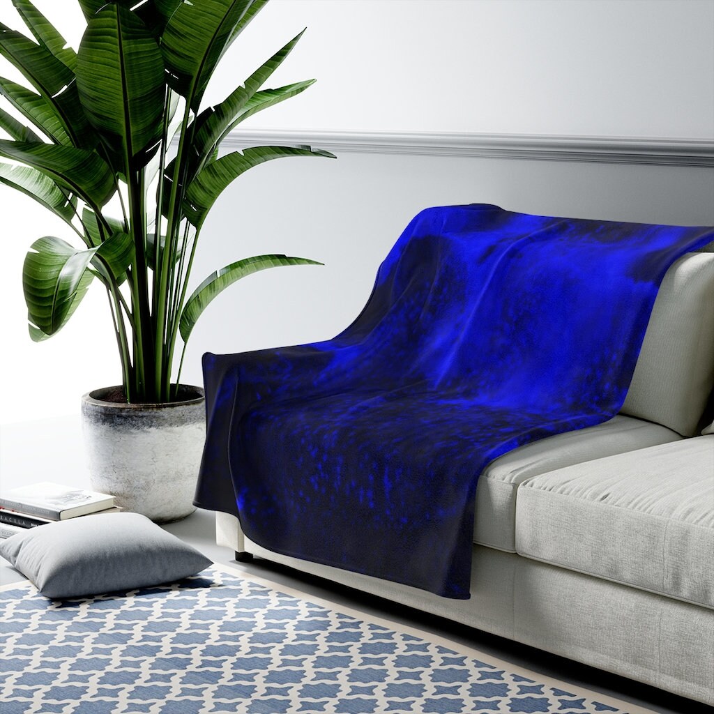 electric blue blanket