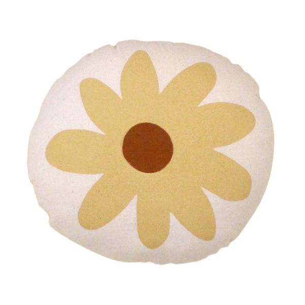 Daisy  Pillow - Boho Nursery | Flower | Kids Room Decor | Baby Nursery Decor | Throw Pillow | Flower Cushion | Bohemian